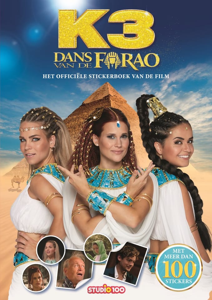 K3 stickerboek - Dans van de Farao