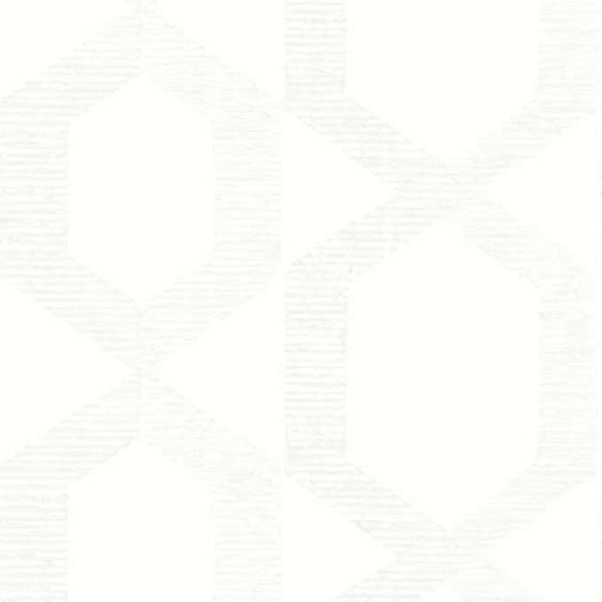 Flügger Fiona Vliesbehang 570631 - Six Senses - Infinity - Wit - 53cm x 10.05m