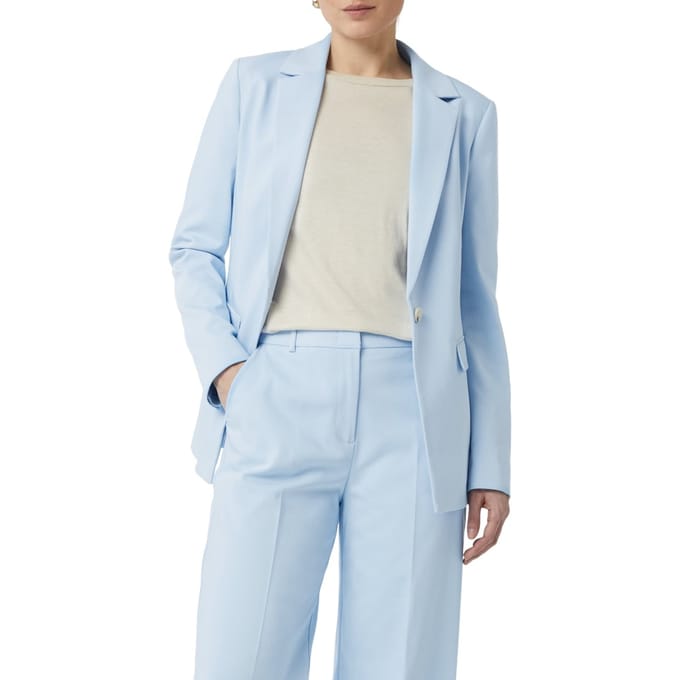 Getailleerde blazer met klepzakken dames COMMA