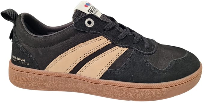 Palladium Pallacup Zwarte Nubuck Heren Sneakers - Zwart - 46