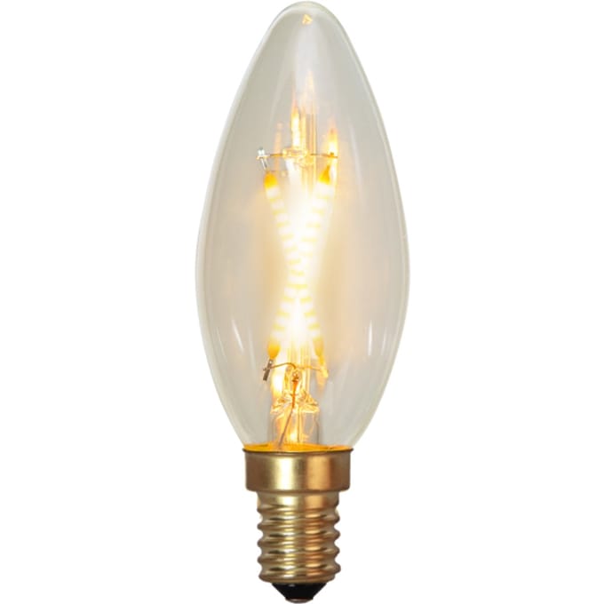 Soft Glow Kaarslamp - E14 - 0.5W - Super Warm Wit <2200K