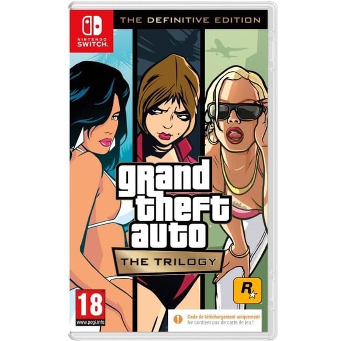 Take-Two Interactive Grand Theft Auto: The Trilogy – The Definitive Edition (Nintendo Switch) Definitief Meertalig