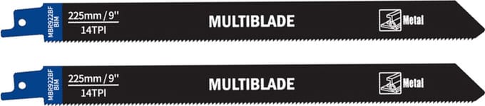 Multiblade Reciprozaagblad BIM MBR922BF Metaal 225 mm 2 stuks