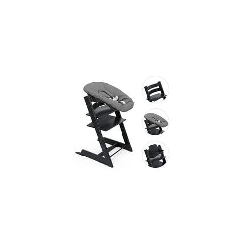 Stokke® Tripp Trapp® Bundle Stoel + Babyset + Newborn Set | Black / Anthraciet