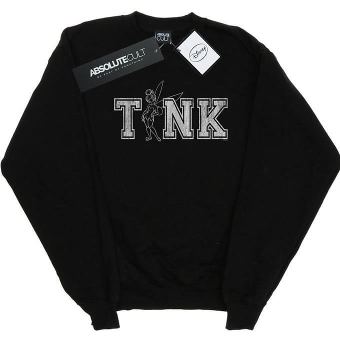 Disney Dames/Dames Tinker Bell Collegiate Tink Sweatshirt (Zwart)