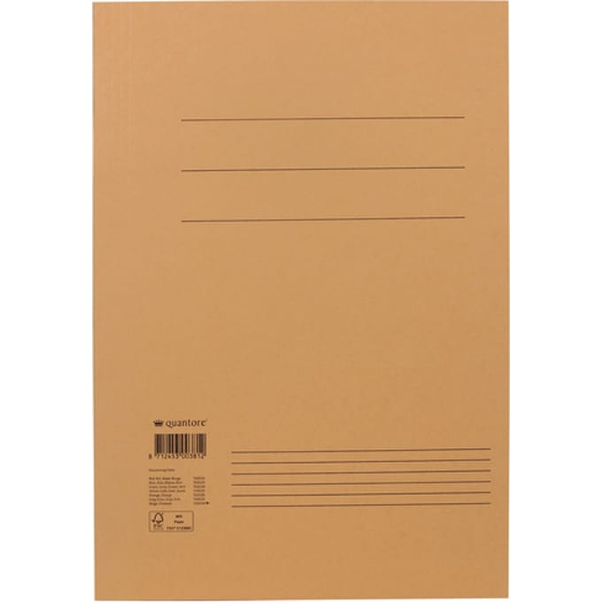 Dossiermap Quantore folio 300gr chamois