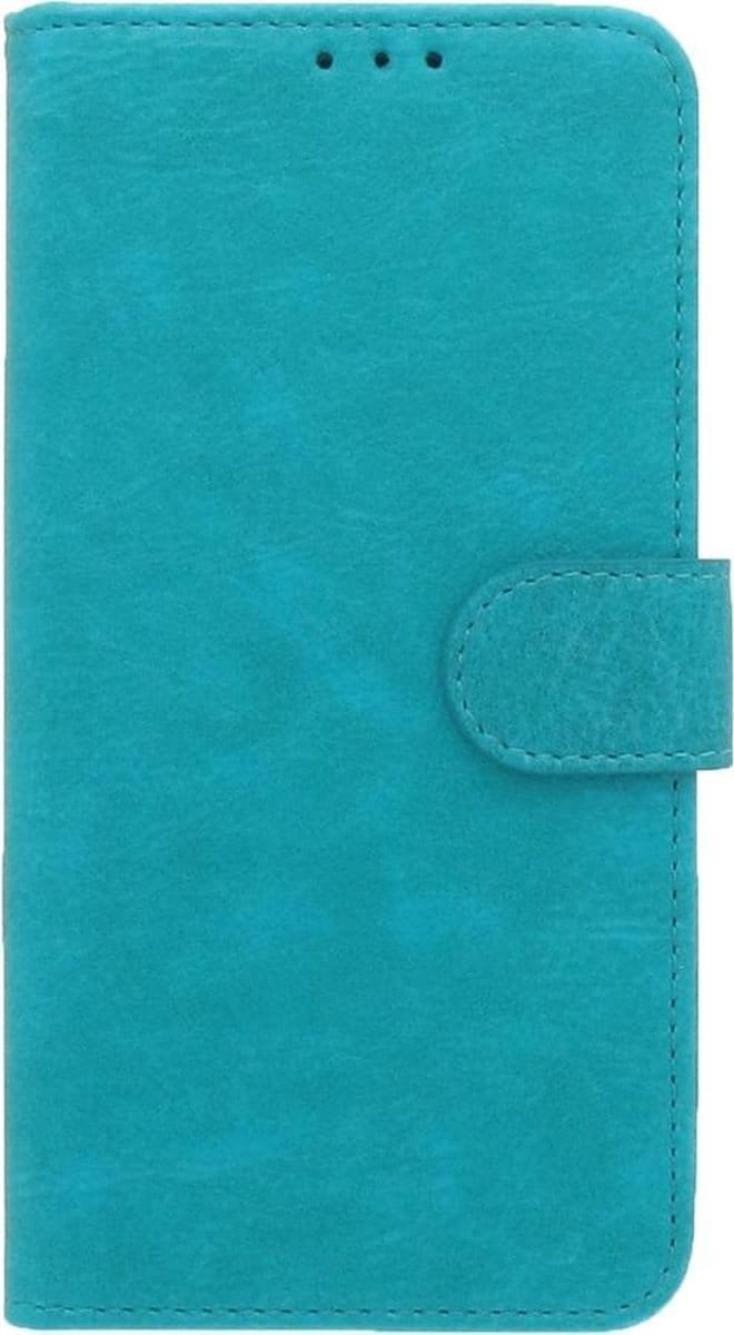 Apple iPhone Xs Max Hoesje Blauw met Pasjeshouder
