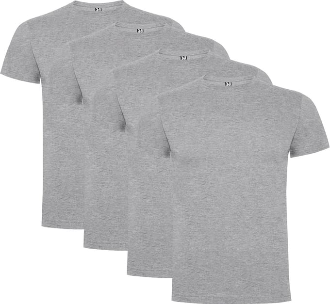 4 Pack Heather Grijs Roly Dogo Premium maat L