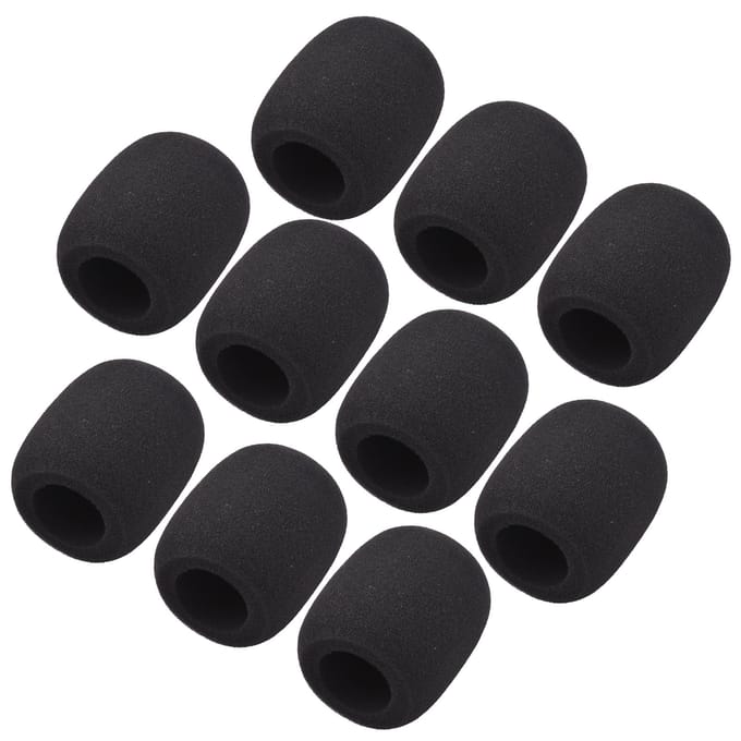 Ammoon Microfoon Foam Windscherm Windscherm Ruisonderdrukking Spons Microfoonhoes voor Handheld 5 Pack