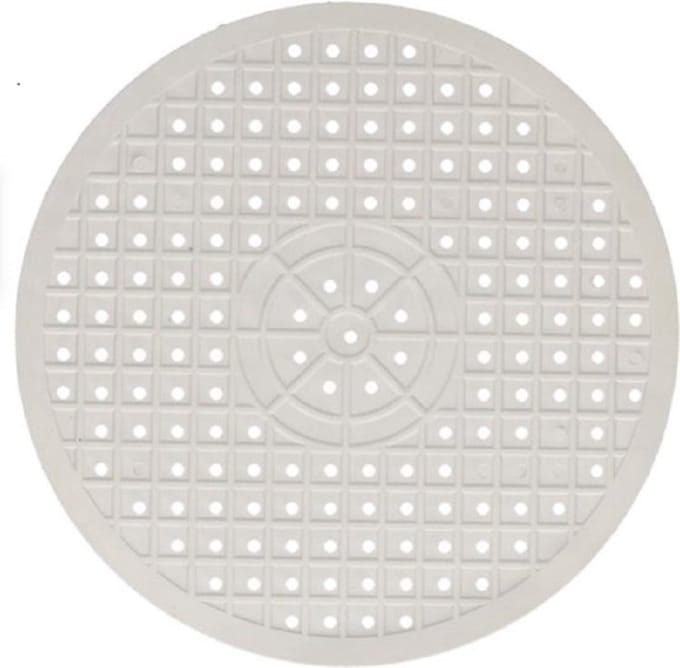 Gootsteenmat rubber - Gootsteenmat omtrek 31 cm - afdruipmat rond