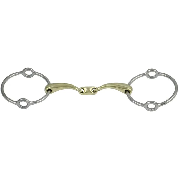 Dubbel bit voor paarden Umbria Equitazione Pro Bits
