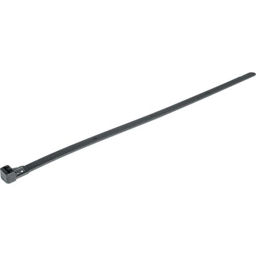 HellermannTyton 131-22560 REL250-PA66W-BK Kabelbinder 250 mm 7.60 mm Zwart UV-gestabiliseerd 100 stuk(s)