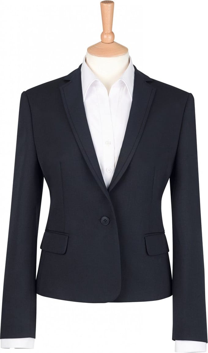 Brook Taverner Saturn Tailored Fit Jacket BT2255 - Black - 32 EU (4 UK)