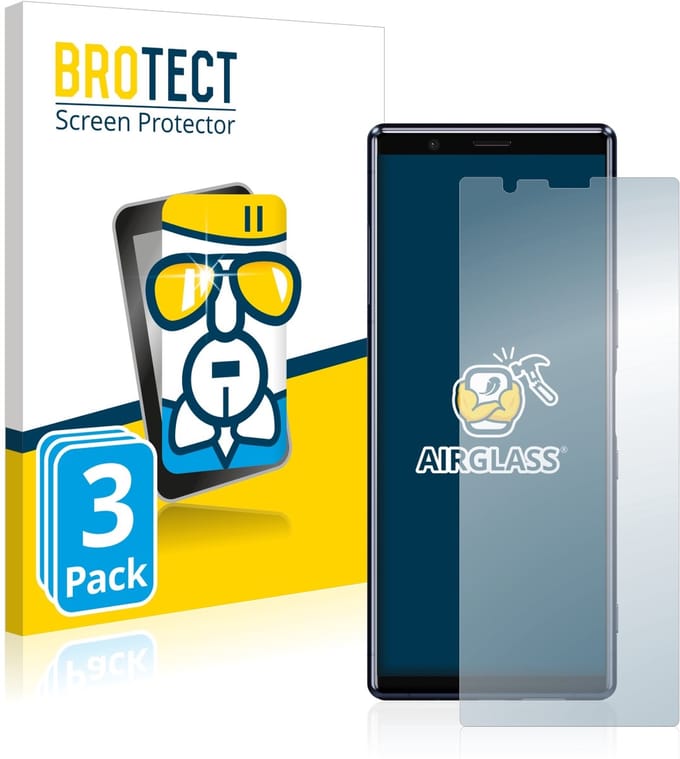 Screenprotector 3 Stuks voor Sony Xperia 5 Beschermglas transparant