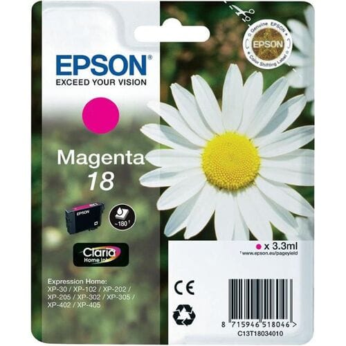 Epson Inktcartridge 18 (C13T18034012) Magenta
