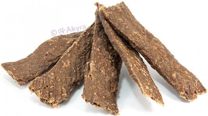 Akyra Strips Lam - Natuurlijk gedroogde hondensnack - 200 gram