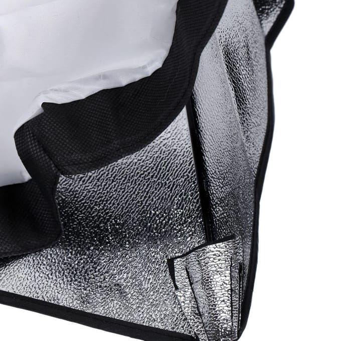 Draagbare 50 * 70cm / 20  * 28  Paraplu Softbox Reflector voor Speedlight black