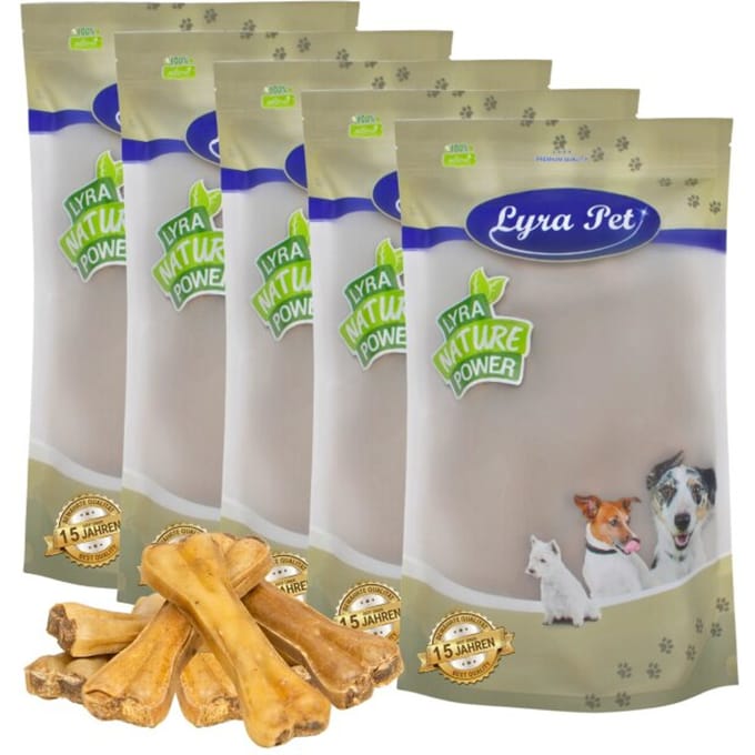 50 stuks. Lyra Pet® kauwbot gevuld met pens ca. 15 cm