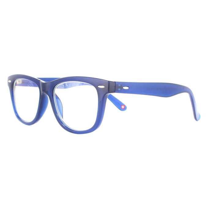 Montana rechthoekige blauwe Kids -brilframes