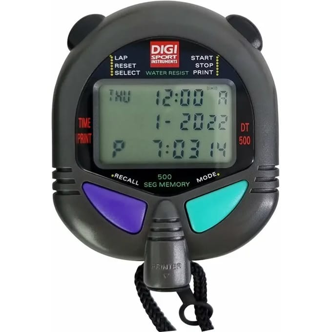 Stopwatch 500 geheugens usb versie Digi Sport Instruments DT500