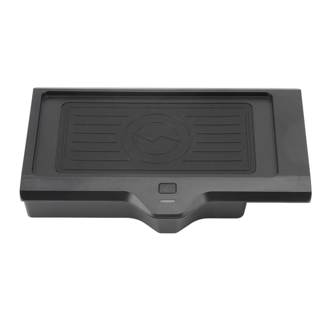 Draadloze Oplader Middenconsole Draadloze Oplaadpad Mat Auto Interieur Accessoires Vervanging voor black