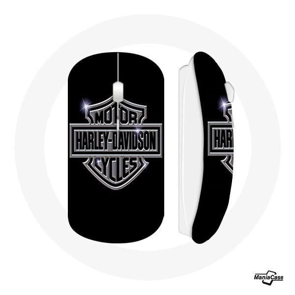 Souris Sans Fil - Harley Davidson - Logo - Noir - Wi-Fi - Optique