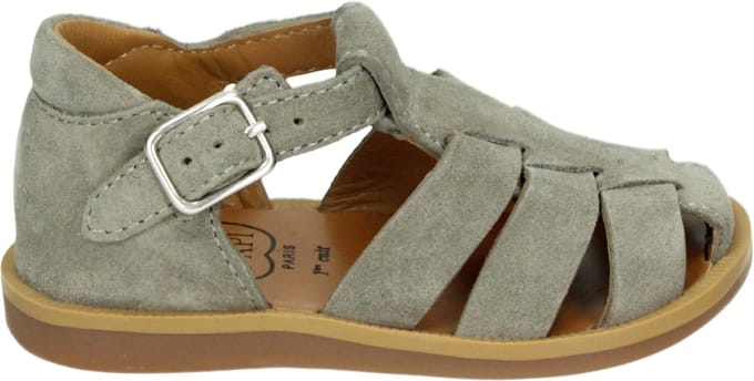 pom d'api - POPPY DADDY - SandalenJongensKindersandalen - Kleur: Grijs - Maat: 25