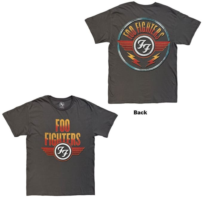 Foo Fighters - Wings Heren Tshirt - M - Grijs
