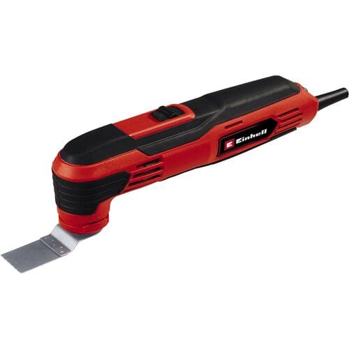 Einhell Elektrische Multitool TC-MG 250 CE - 250 W - Constante elektronica - Stofafzuiging - Incl. 9x schuurpapier, Schraper en Zaagblad