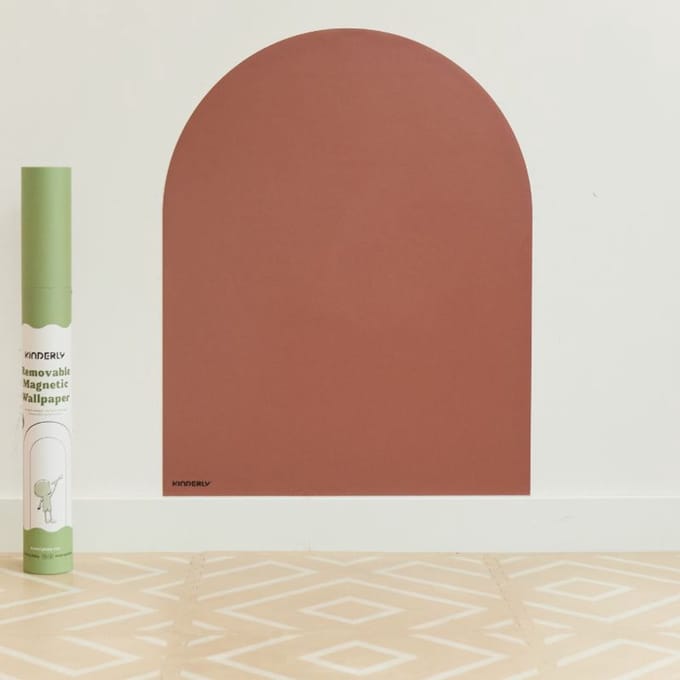 Kinderlybaby - Verwijderbaar Magnetisch behang - CLAY