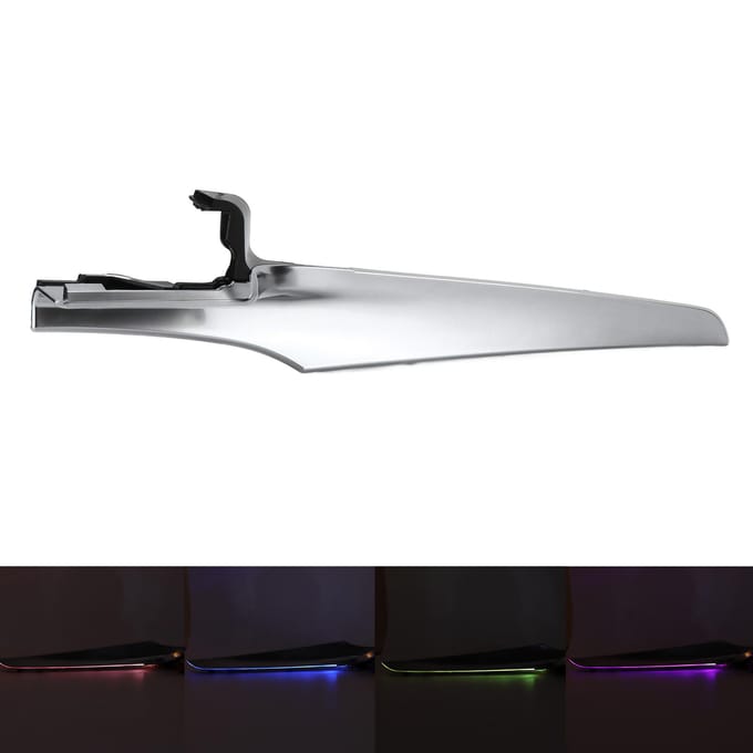 64 Kleuren Passagiers Dashboard Cover Trim Sfeerverlichting Vervanging voor MercedesBenz C GLC-Klasse W205 gray