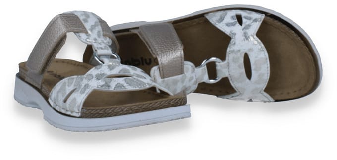 Inblu Dames Slipper Wit/platina | Maat: 39