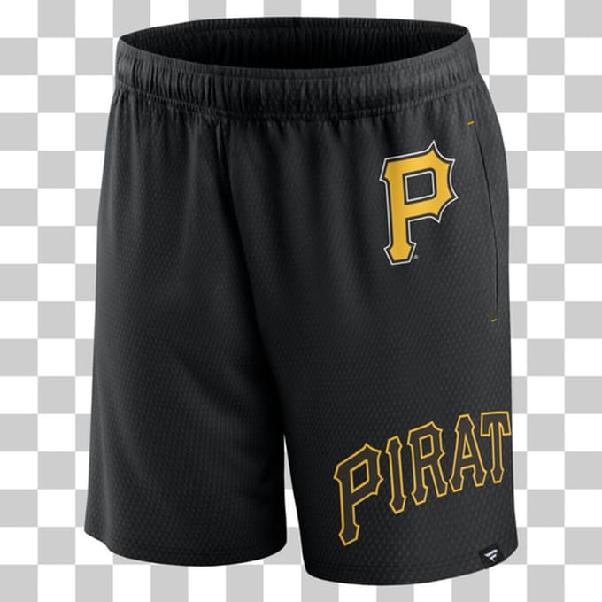 Fanatics MLB Pittsburgh Pirates Korte Broek Zwart