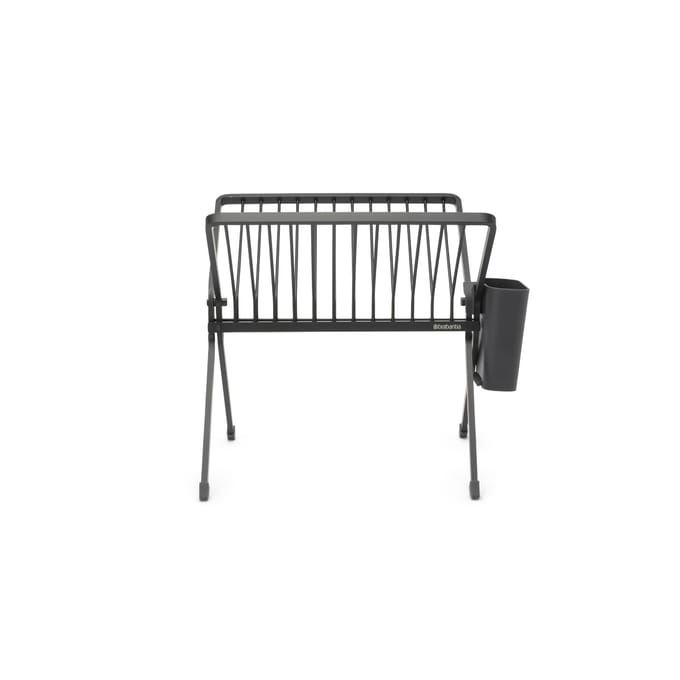 Brabantia SinkSide Afdruiprek - Inklapbaar - Met Bestekhouder - Compact - Dark Grey