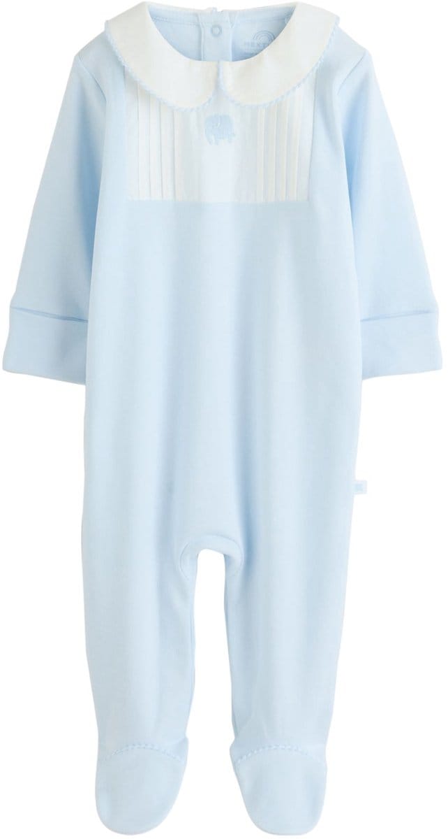 Next - Jongens - Gelegenheidsbabypyjama met kraag - Blauw