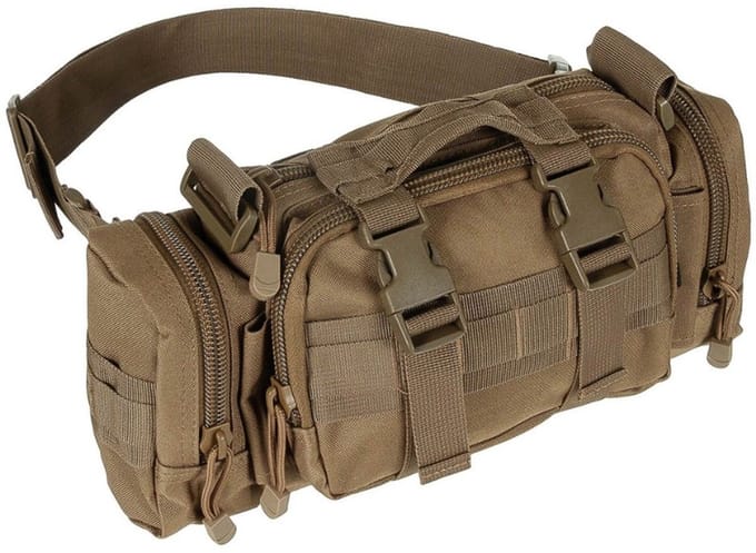MFH Tactische heuptas / schoudertas Molle, Coyote tan