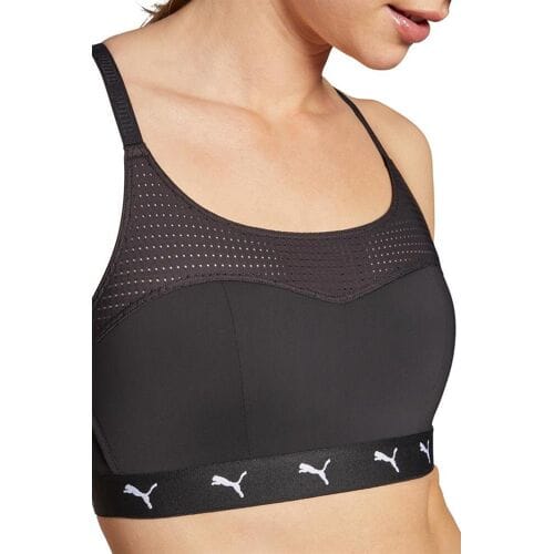 Puma Sport Bh Dames - Padded Sport Top - Medium Support - Zwart - Maat XS