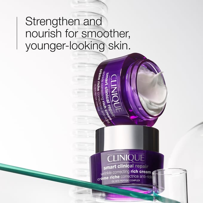Clinique Anti Aging Hydraterende Creme Droge Huid Clinique - Clinique Smart Clinical Repair™ Wrinkle Correcting Rich Cream Anti-aging Hydraterende Crème - Droge Huid  - 50 ML