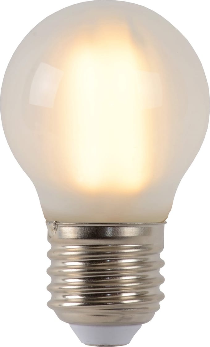 Lucide G45 - Filament lamp - Ø 4,5 cm - LED Dimbaar - E27 - 1x4W 2700K - mat