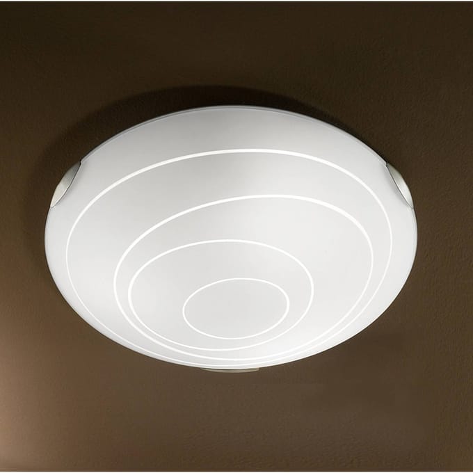 Fabas Luce Ronde plafondlamp KENT, wit