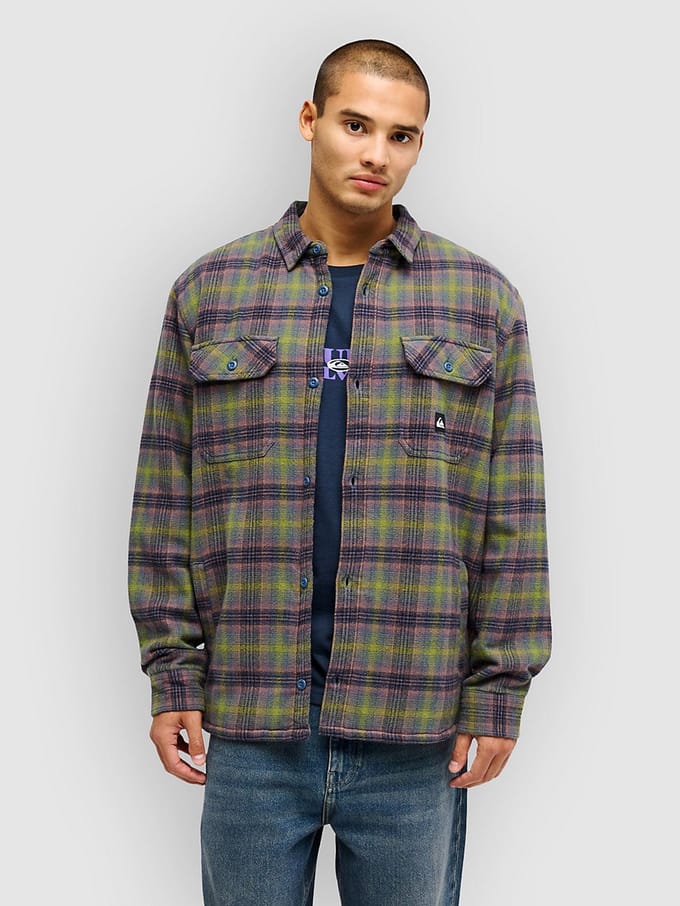 Quiksilver Venture Overhemd Met Lange Mouwen Grijs S Man