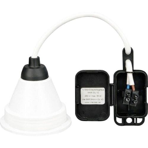 interBär MAXI GU10 Serie 1000 1000-508.01 Siliconebehuizing 35 W Wit