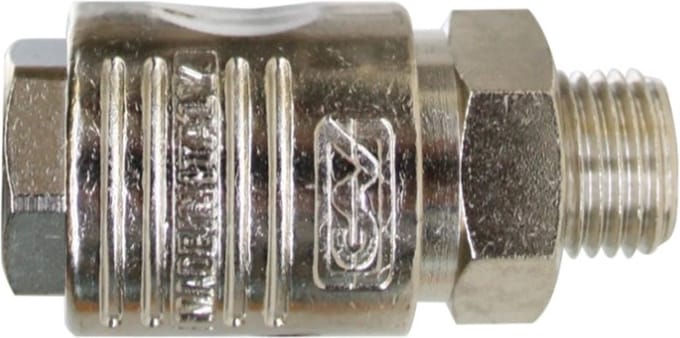 CriKo universele snelkoppeling voor compressor - Euro- en Orionkoppeling - 3/8" buitendraad - Max 16 bar