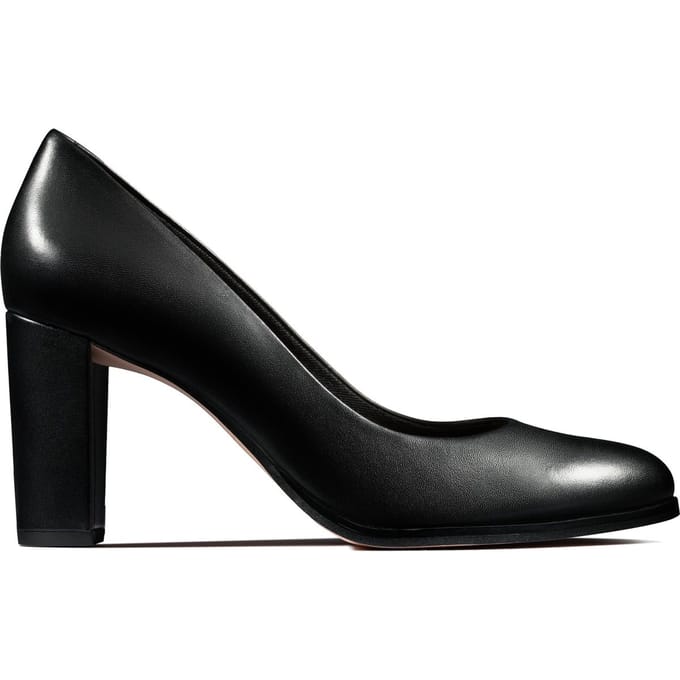 Clarks - maat 39 - Kaylin Cara Dames Pumps - Black Leather
