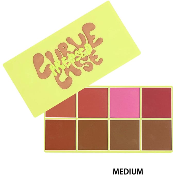 Made By Mitchell Curve Case Pressed Powder Blusher Palette (Various Shades) - Medium