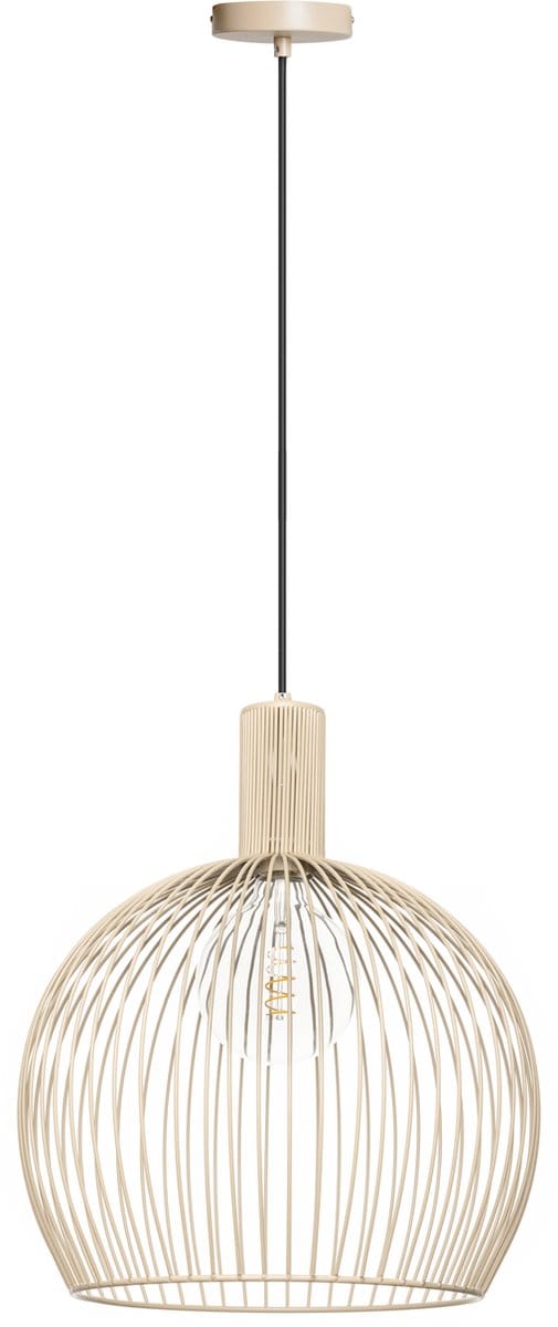 Hanglamp Wire Mat Beige 40cm - Giga Meubel
