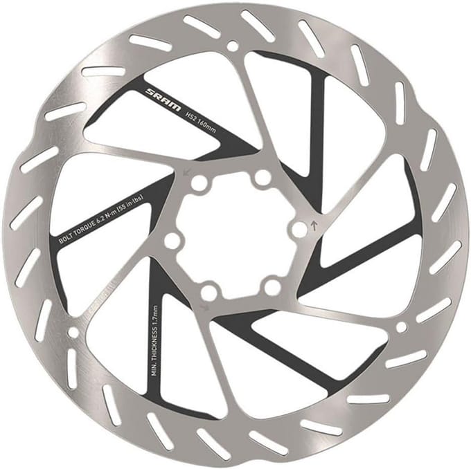 Fiets Remschijf 180 mm Zilver Universeel