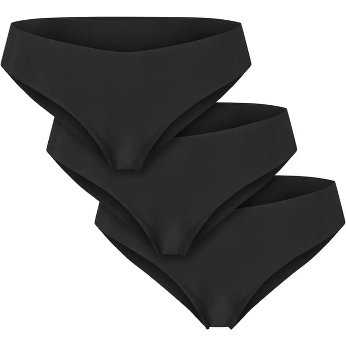 Urban Classics - Lasercut Brazilian 3-Pack Slip set - S - Zwart