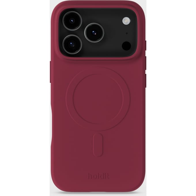 Holdit Soft MagSafe Case voor de Apple iPhone 17 Pro - Red Velvet