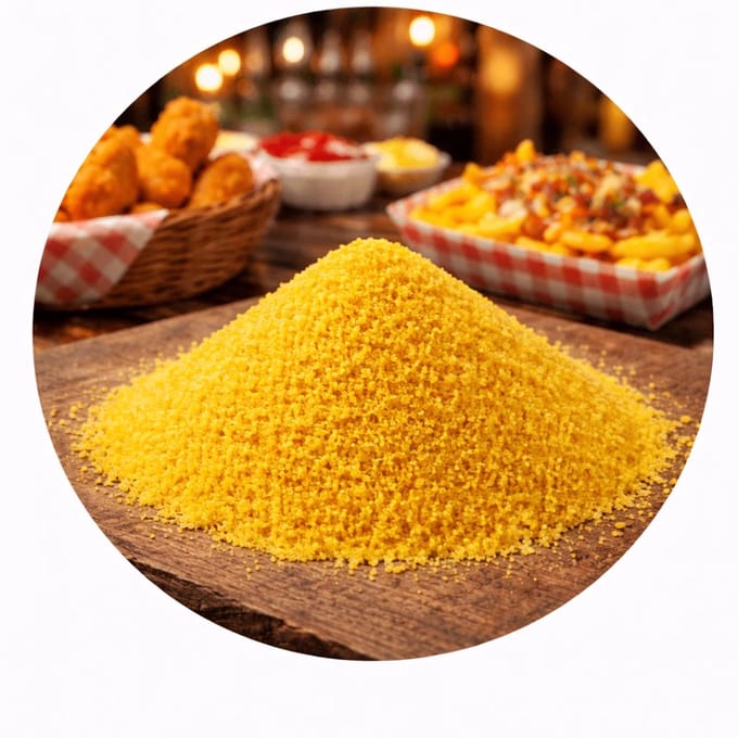 De Kruidenbaron - Paneermeel geel 1 - 2 mm - zak 1 kilo